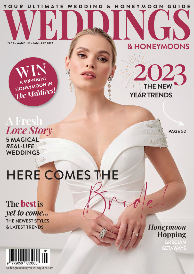  featured on the Weddings and Honeymoons cover from January 2023