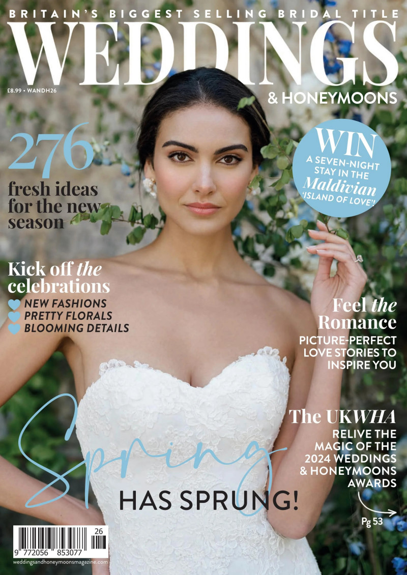  featured on the Weddings and Honeymoons cover from April 2024