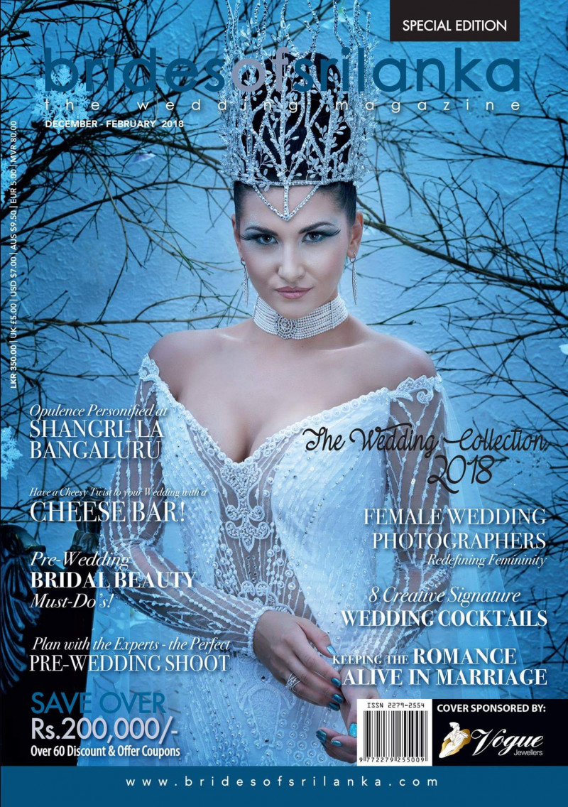  featured on the Brides Of Sri Lanka cover from December 2017