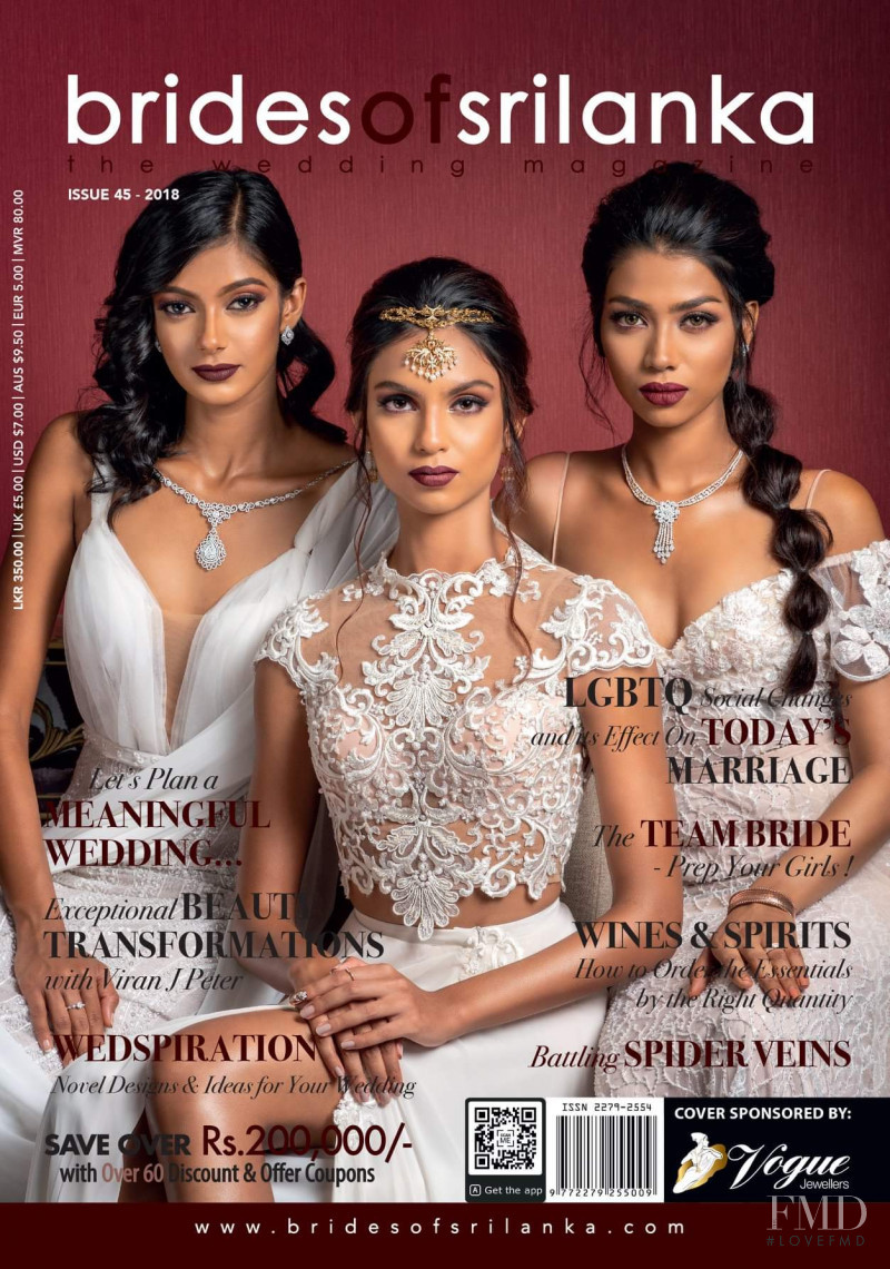  featured on the Brides Of Sri Lanka cover from September 2018