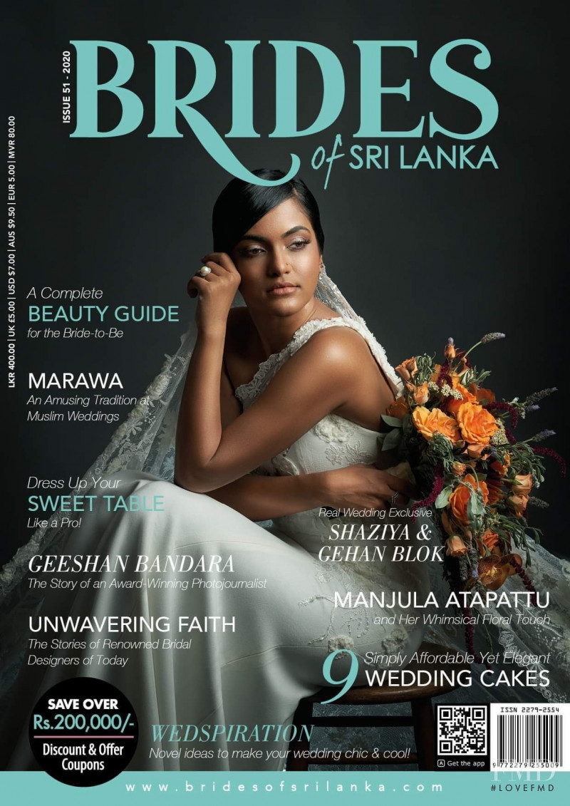  featured on the Brides Of Sri Lanka cover from June 2020