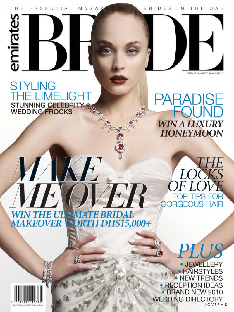 Vesna Parcina featured on the Emirates Bride cover from March 2010