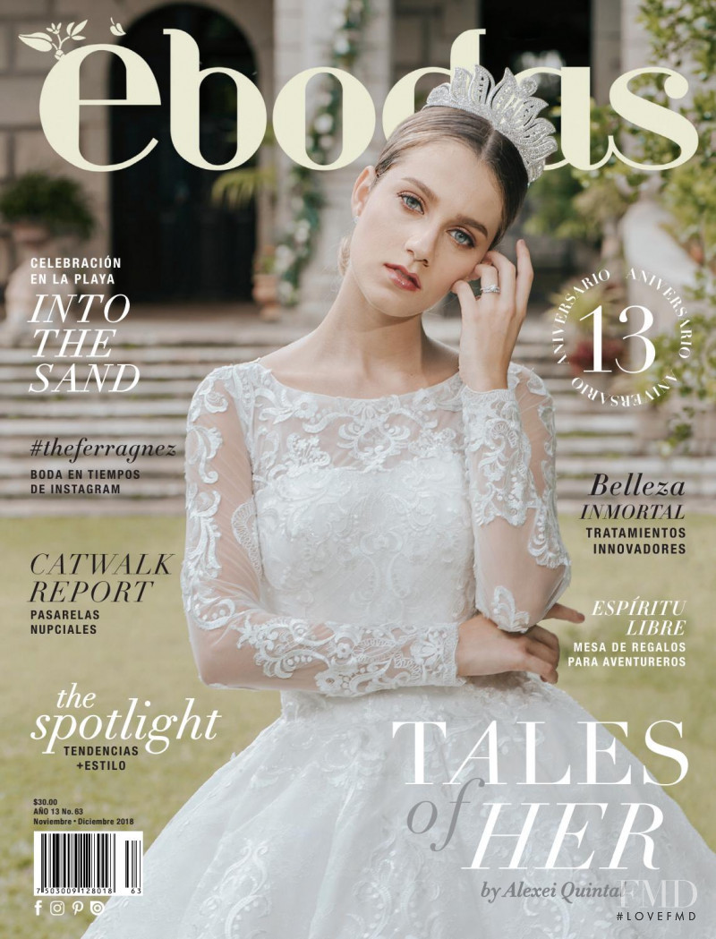 Juliana Leal featured on the Ebodas cover from November 2018