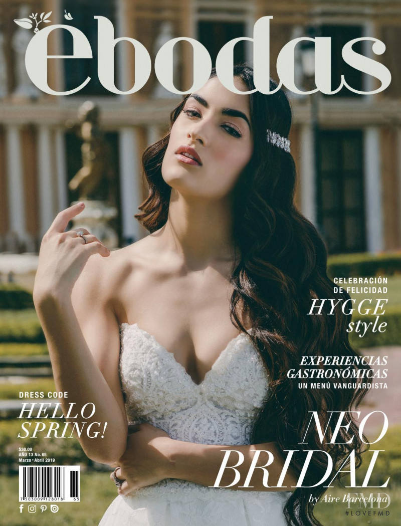 Michelle Dominguez featured on the Ebodas cover from March 2019