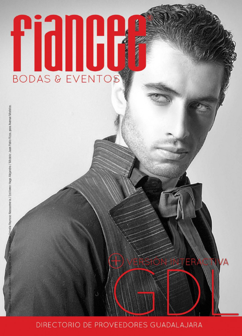 Juan Pablo Rizzo featured on the Fiancee Bodas Digital cover from June 2013