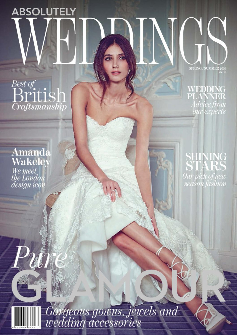  featured on the Absolutely Weddings UK cover from March 2016