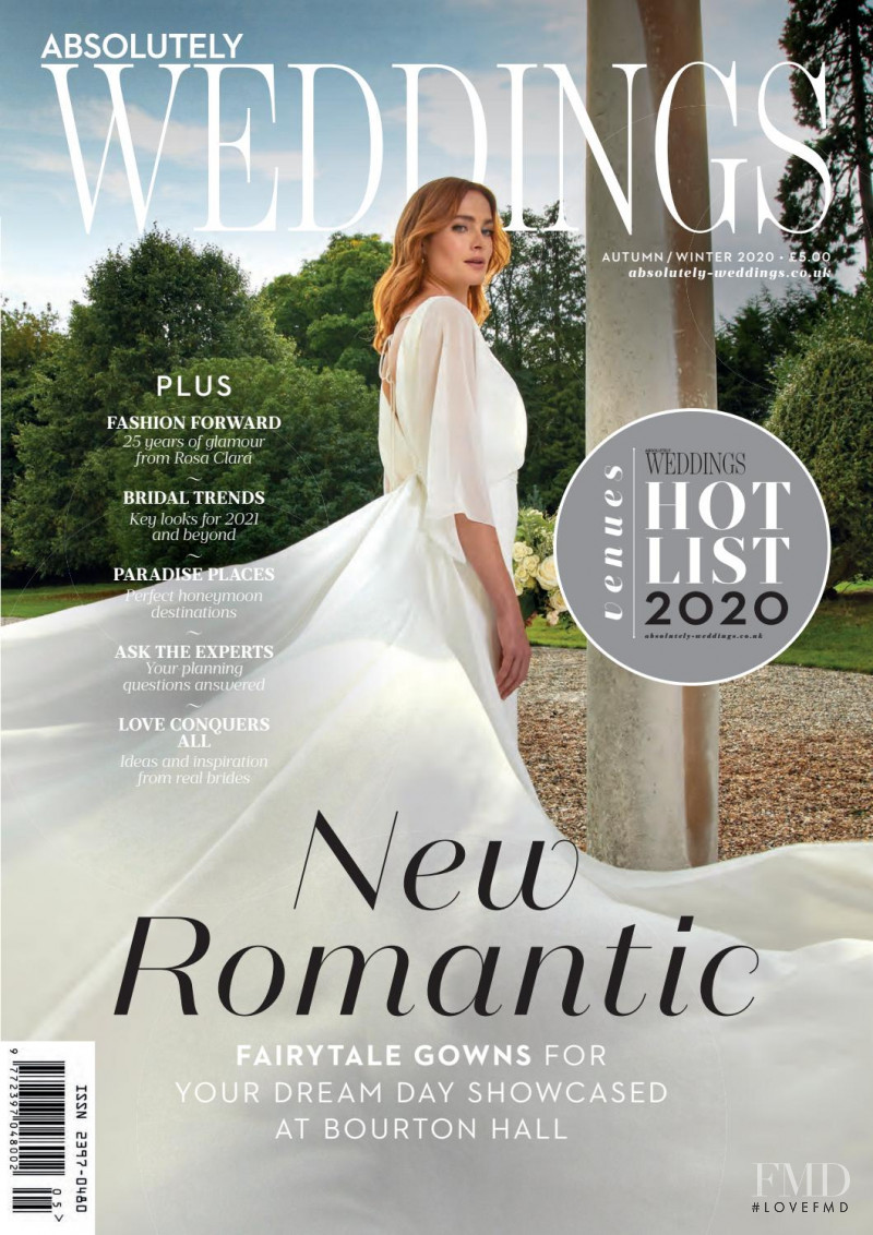 Vanessa Jobb featured on the Absolutely Weddings UK cover from September 2020