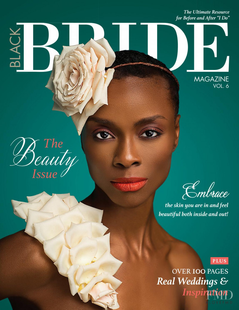  featured on the Black Bride Magazine cover from June 2018