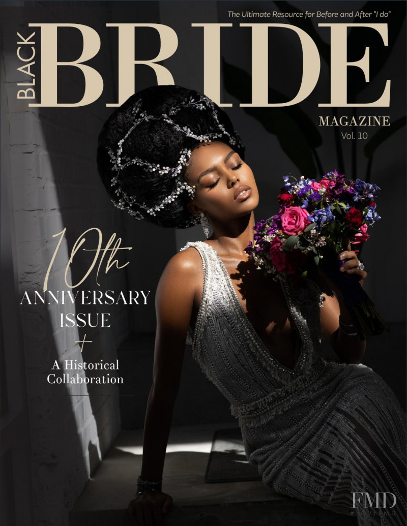  featured on the Black Bride Magazine cover from December 2020