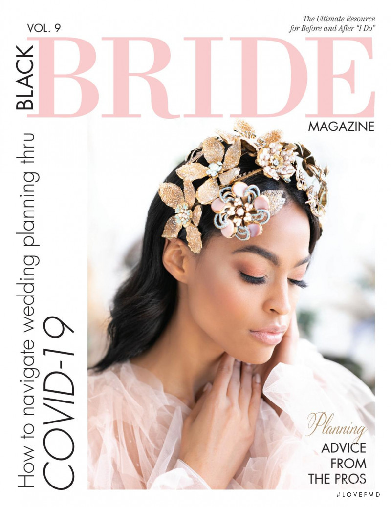 Taylor Ellis featured on the Black Bride Magazine cover from June 2020