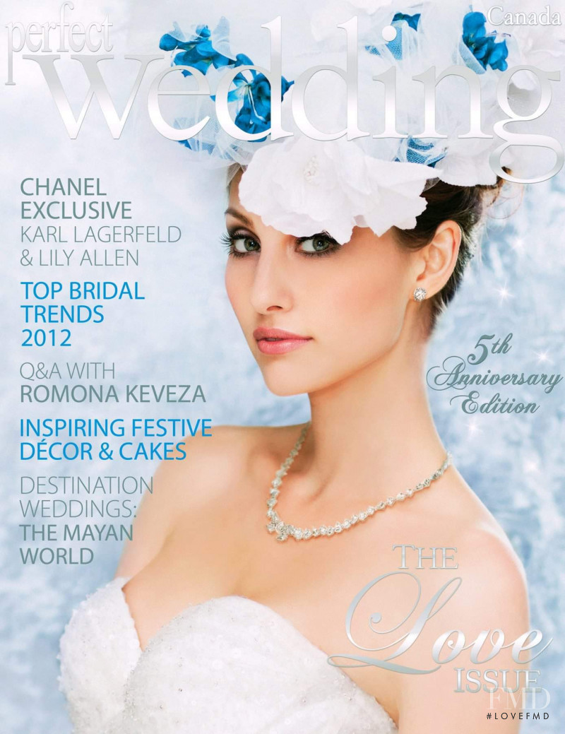  featured on the Perfect Wedding Canada cover from October 2011