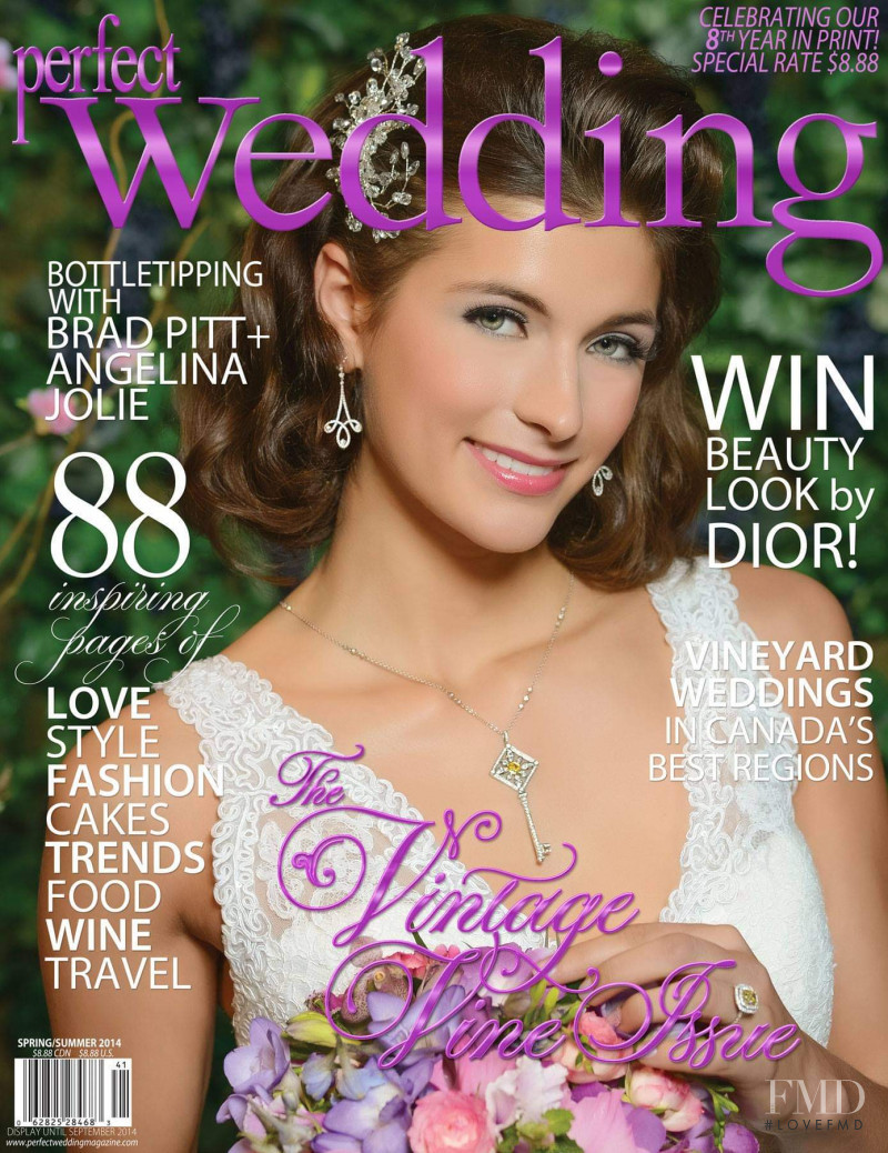  featured on the Perfect Wedding Canada cover from March 2014