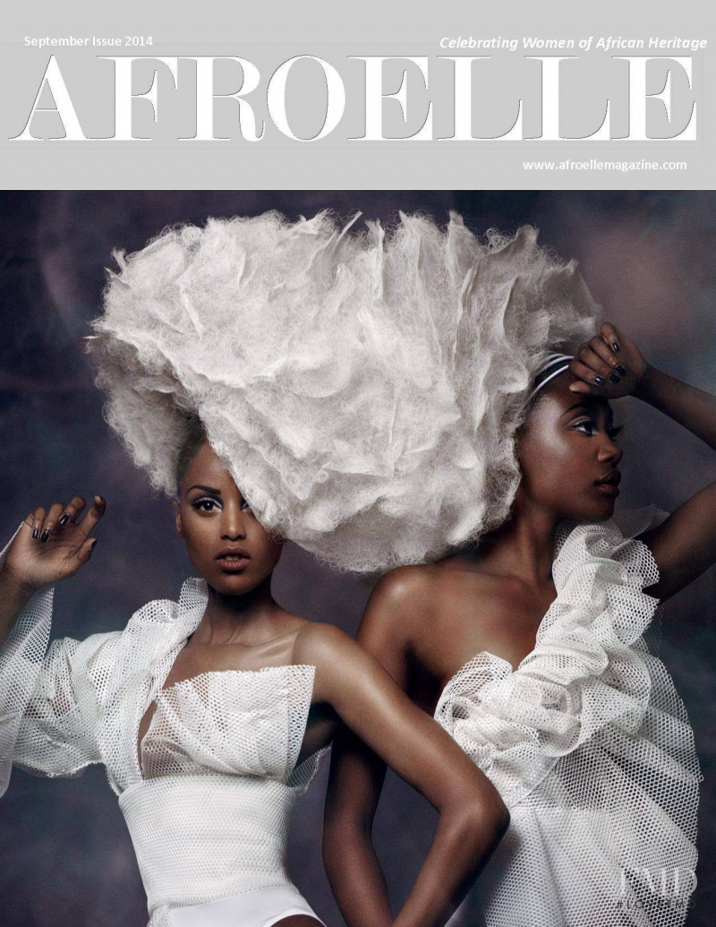 Victoria Wacouboue, Mahady Vanparis featured on the Afroelle cover from September 2014