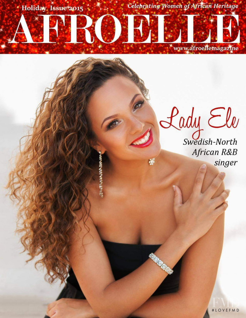 Lady Ele featured on the Afroelle cover from December 2015