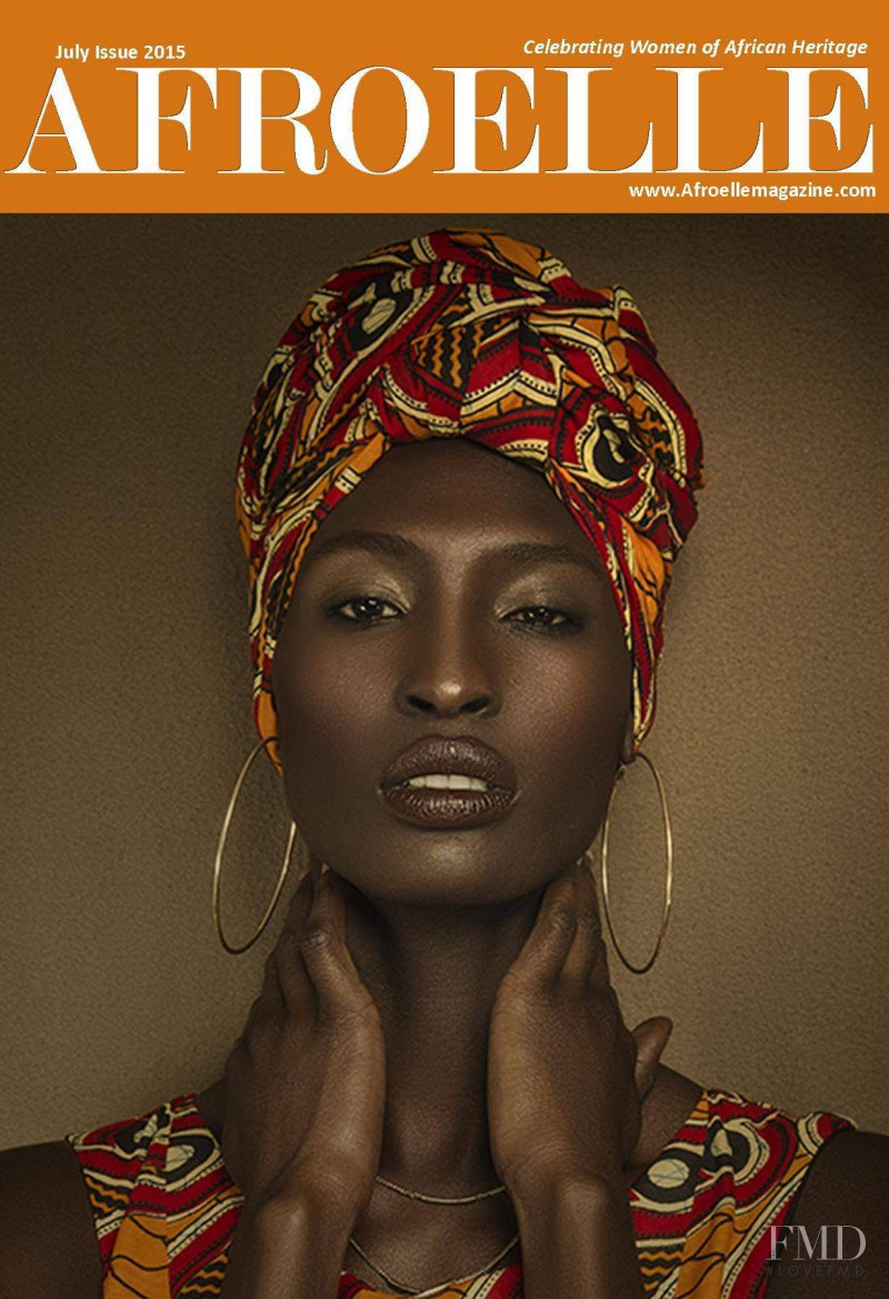 Remadji Lucie featured on the Afroelle cover from July 2015