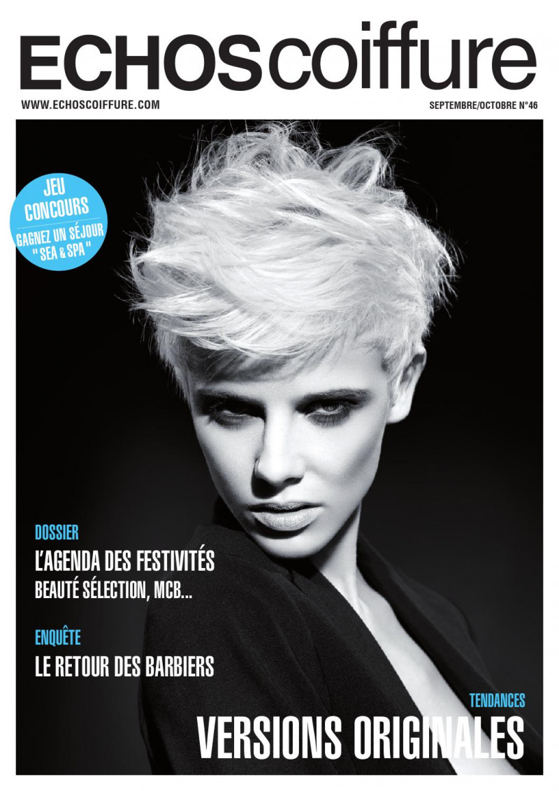  featured on the ECHOS Coiffure cover from September 2013