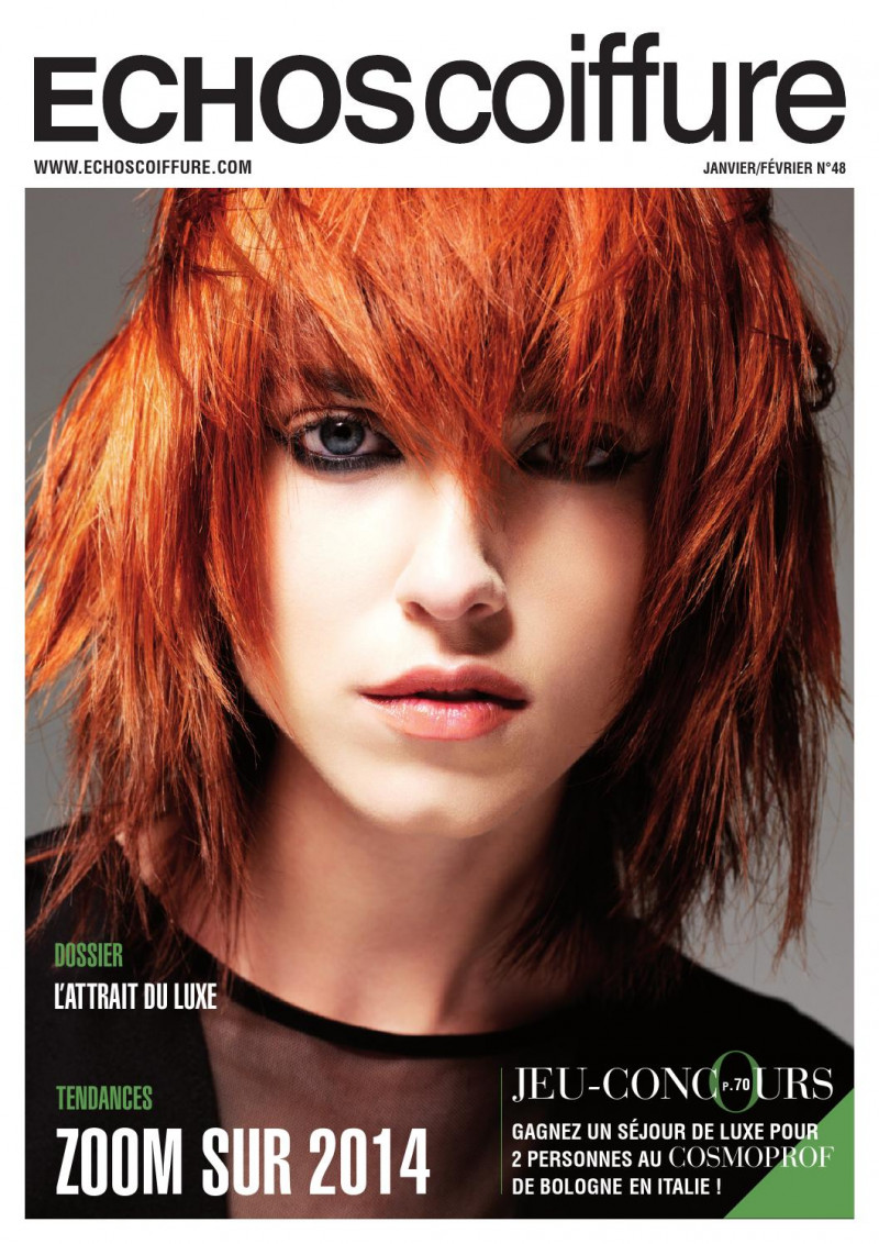  featured on the ECHOS Coiffure cover from January 2014