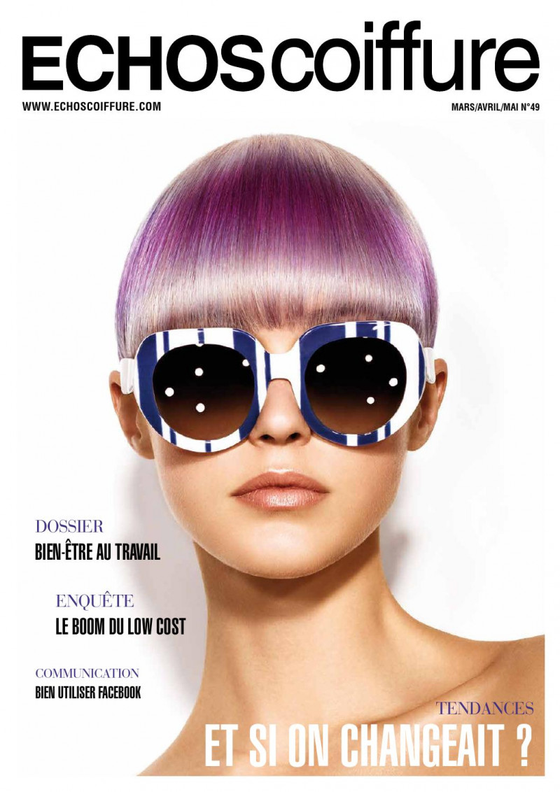  featured on the ECHOS Coiffure cover from March 2014