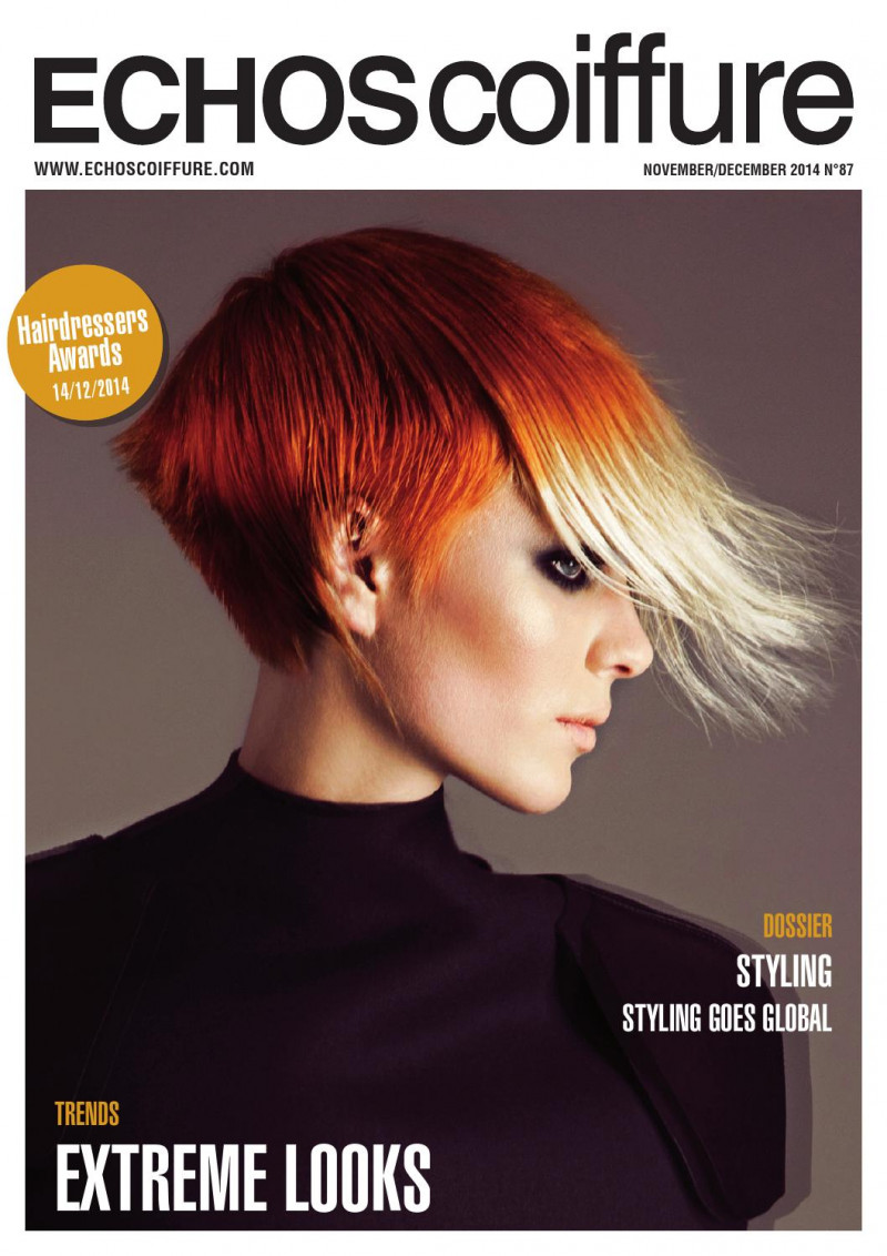  featured on the ECHOS Coiffure cover from November 2014