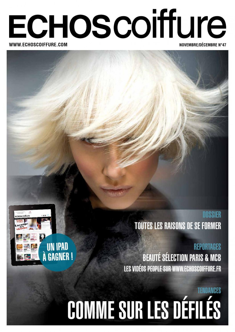  featured on the ECHOS Coiffure cover from November 2014