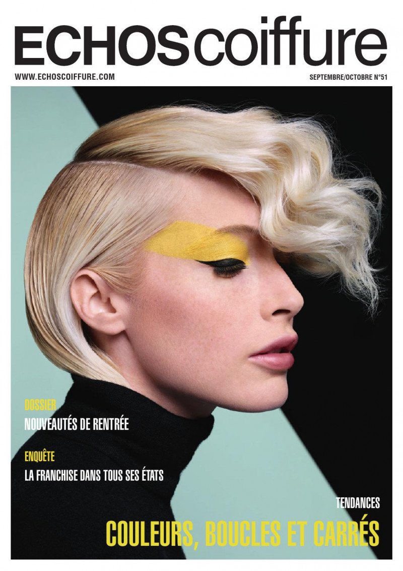  featured on the ECHOS Coiffure cover from September 2014