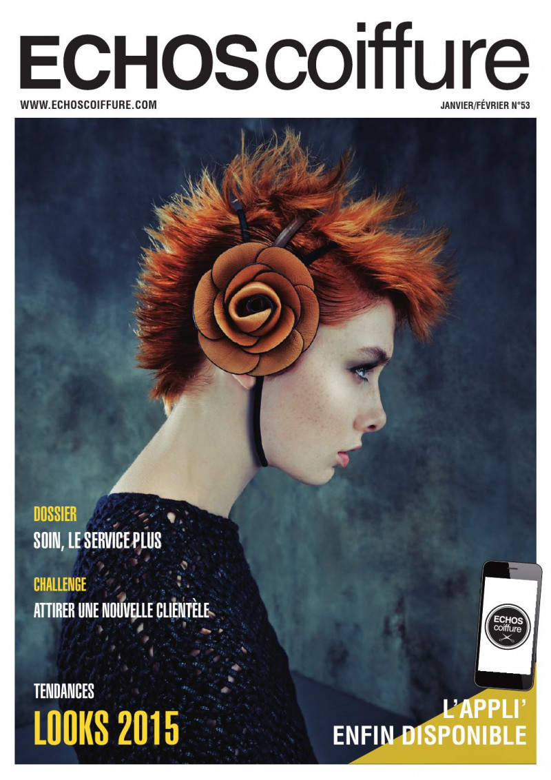  featured on the ECHOS Coiffure cover from January 2015