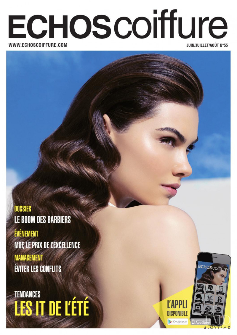  featured on the ECHOS Coiffure cover from June 2015