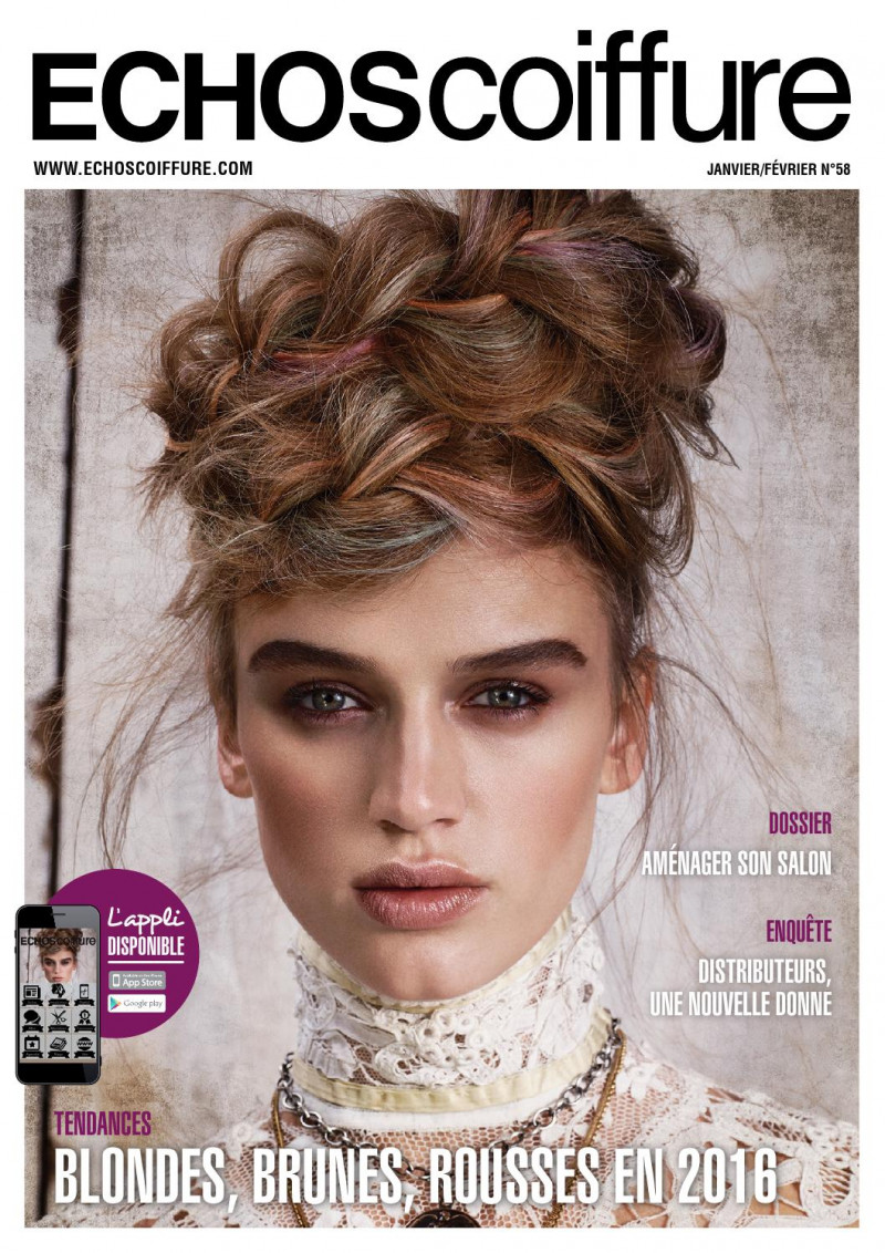  featured on the ECHOS Coiffure cover from January 2016