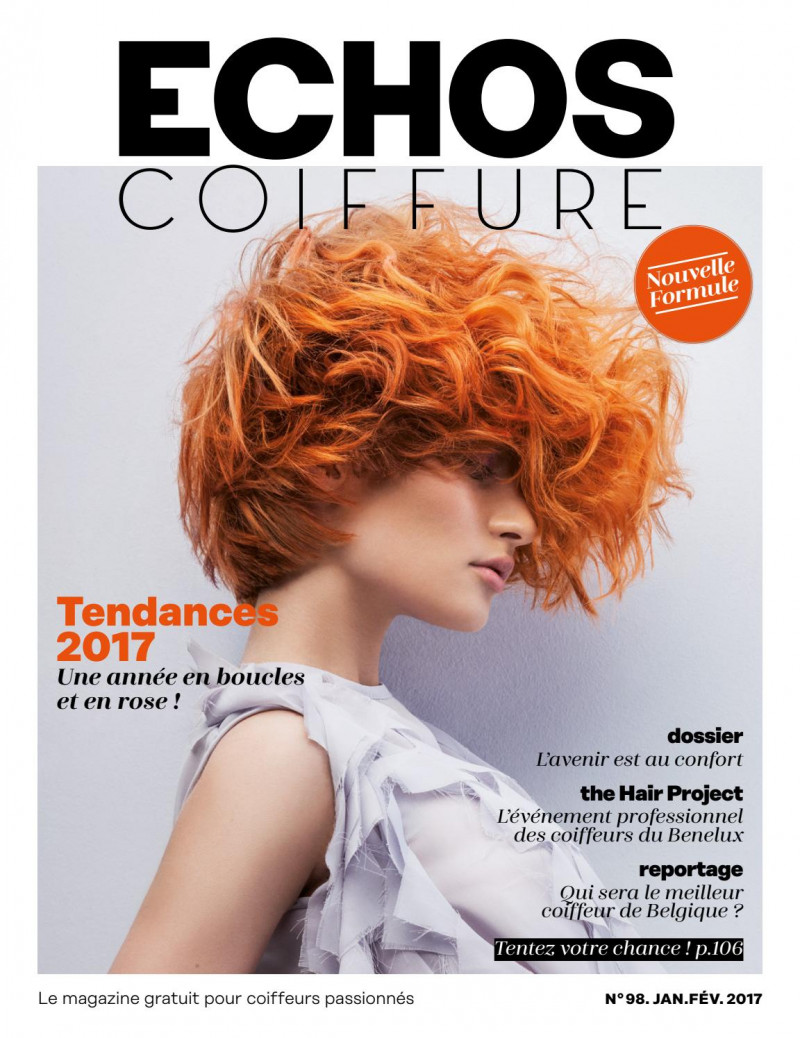  featured on the ECHOS Coiffure cover from January 2017