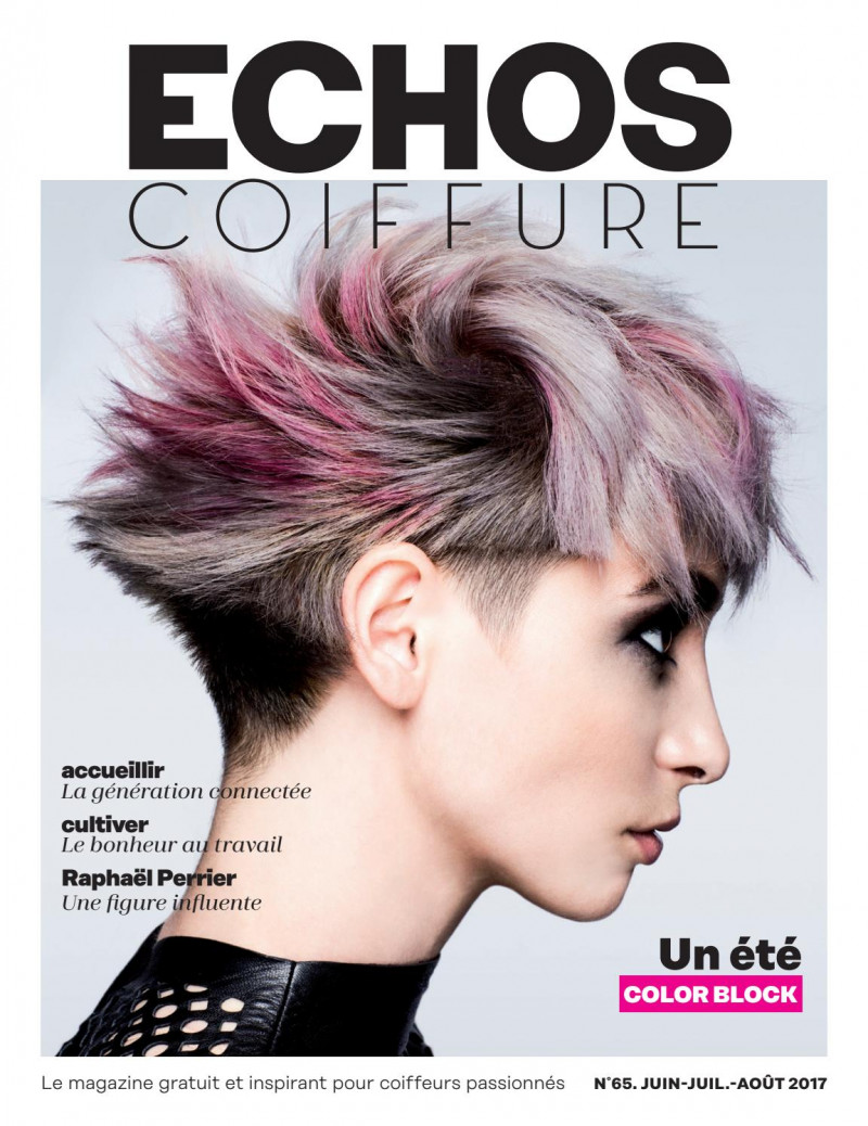  featured on the ECHOS Coiffure cover from June 2017