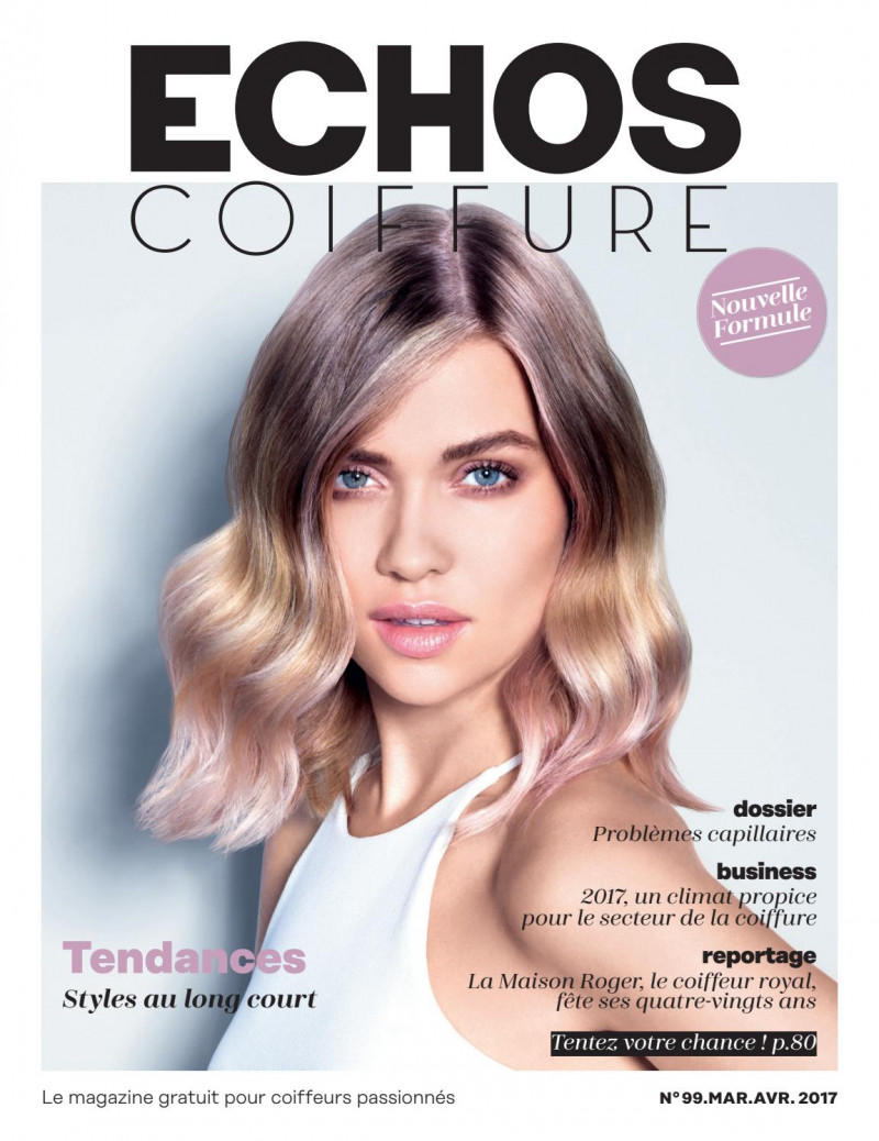  featured on the ECHOS Coiffure cover from March 2017