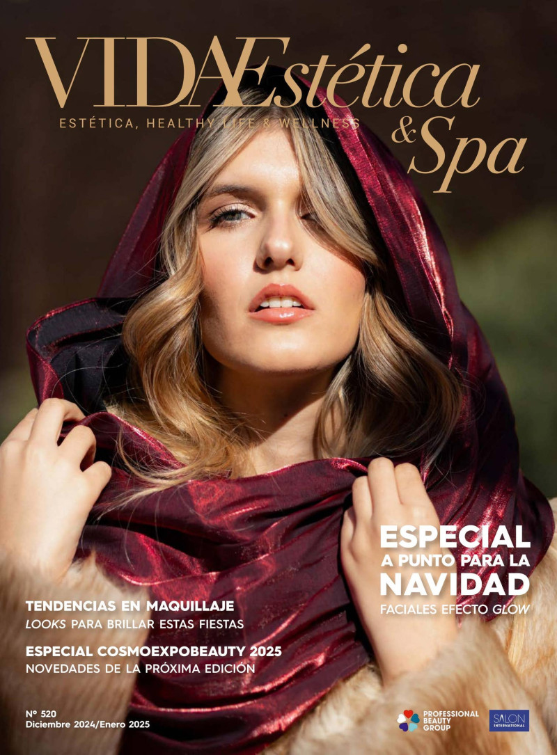 Lucia Sanchez featured on the Vida Estetica & Spa cover from December 2024