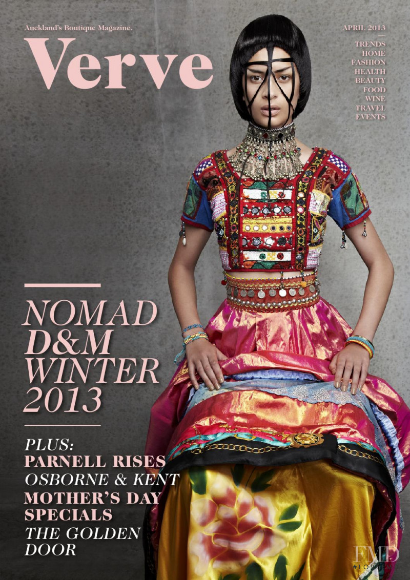 Yasmin Bidois featured on the Verve New Zealand cover from April 2013