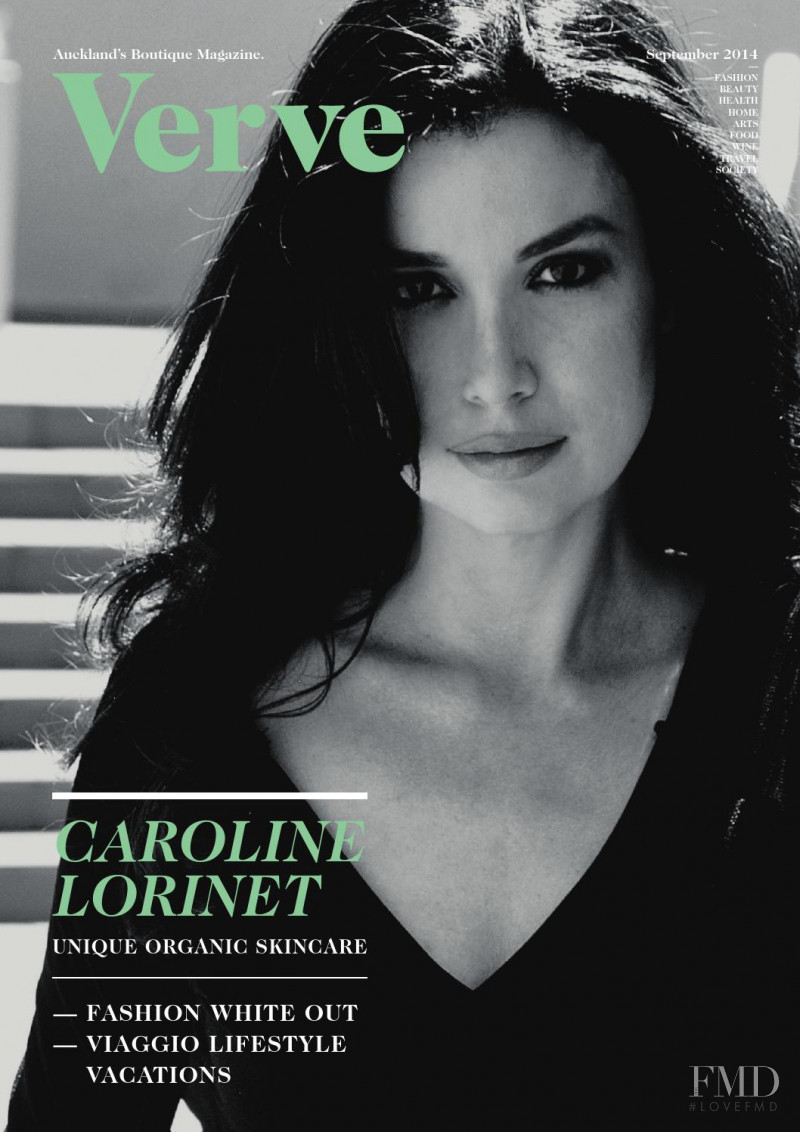 Caroline Lorinet featured on the Verve New Zealand cover from September 2014