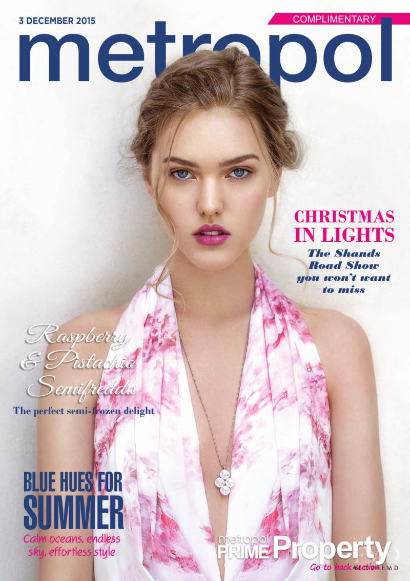 Lucy Wyma featured on the Metropol cover from December 2015