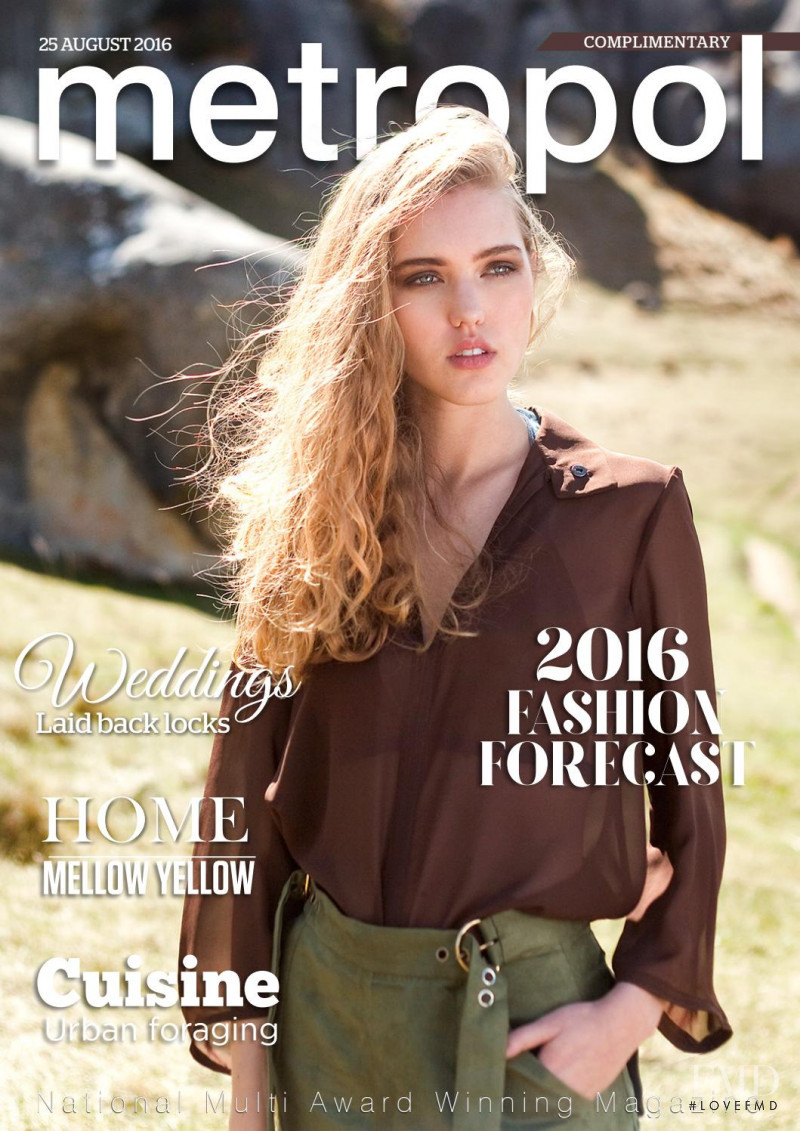 Lucy Wyma featured on the Metropol cover from August 2016