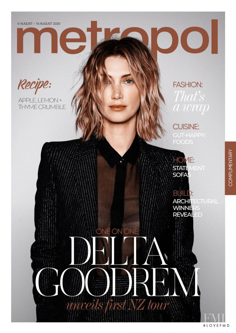 Delta Goodrem featured on the Metropol cover from August 2020