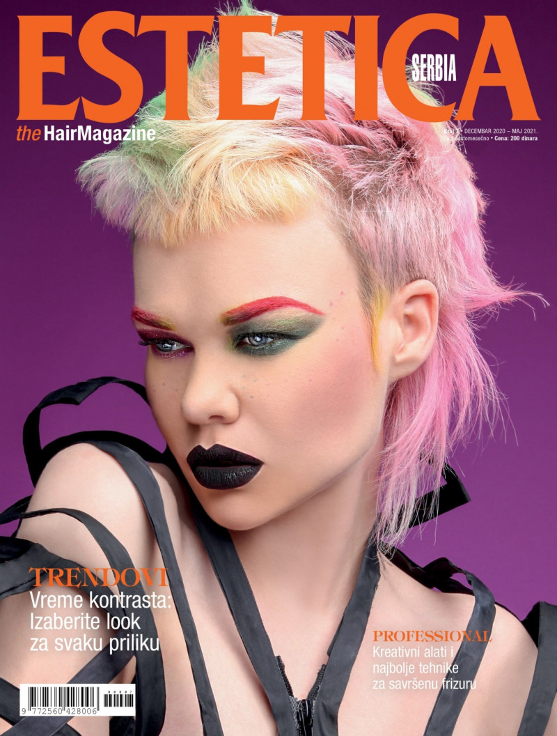  featured on the ESTETICA Serbia cover from December 2020