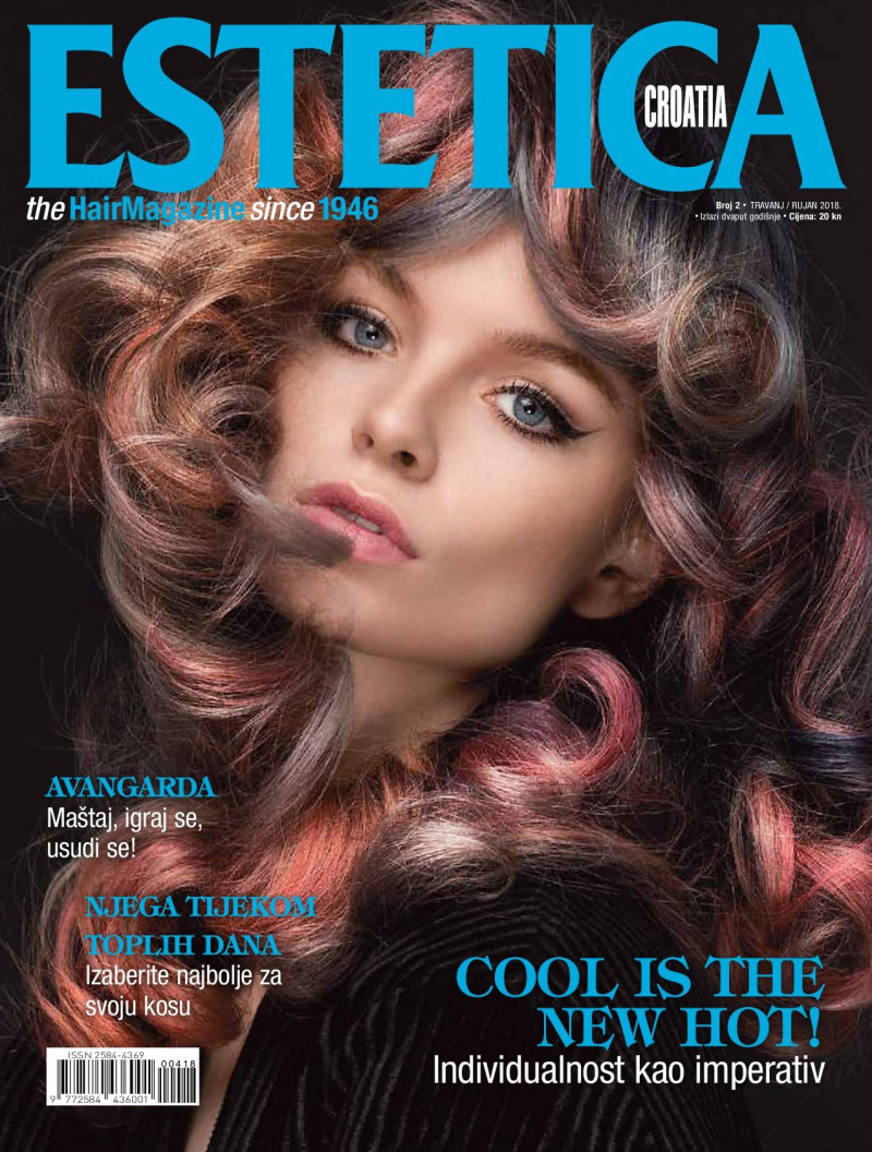  featured on the ESTETICA Croatia cover from April 2018