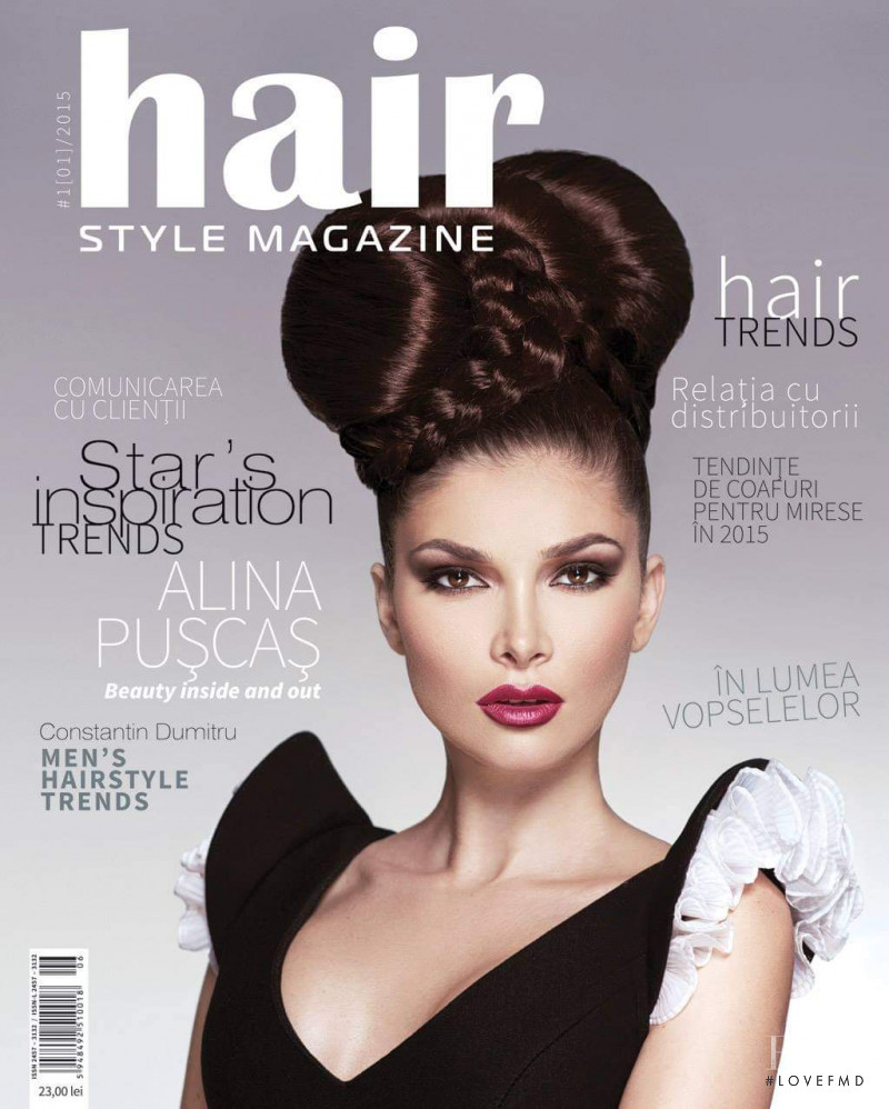  featured on the Hair Style Magazine Romania cover from June 2015