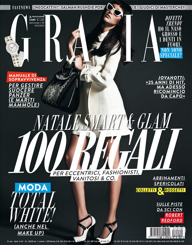 Daniela de Jesus featured on the Grazia Italy cover from December 2012