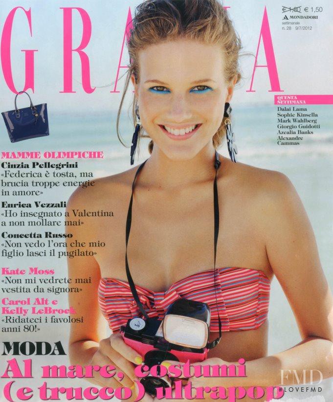 Janini Milet featured on the Grazia Italy cover from July 2012