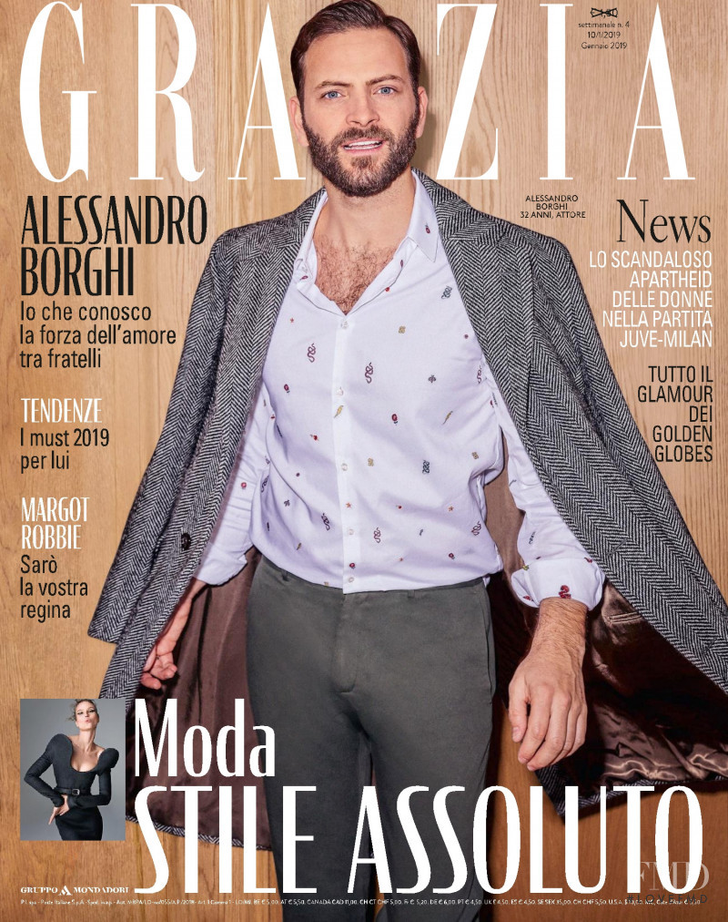  featured on the Grazia Italy cover from January 2019