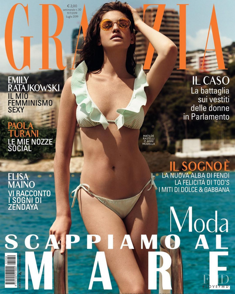  featured on the Grazia Italy cover from July 2019