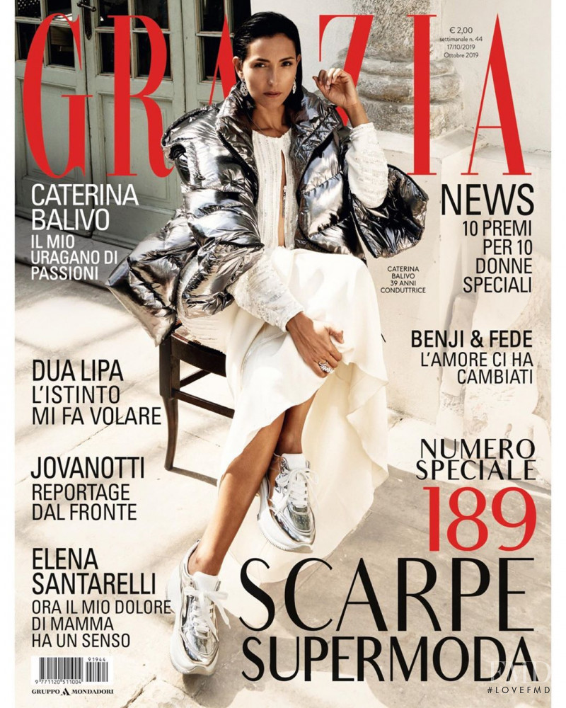  featured on the Grazia Italy cover from October 2019