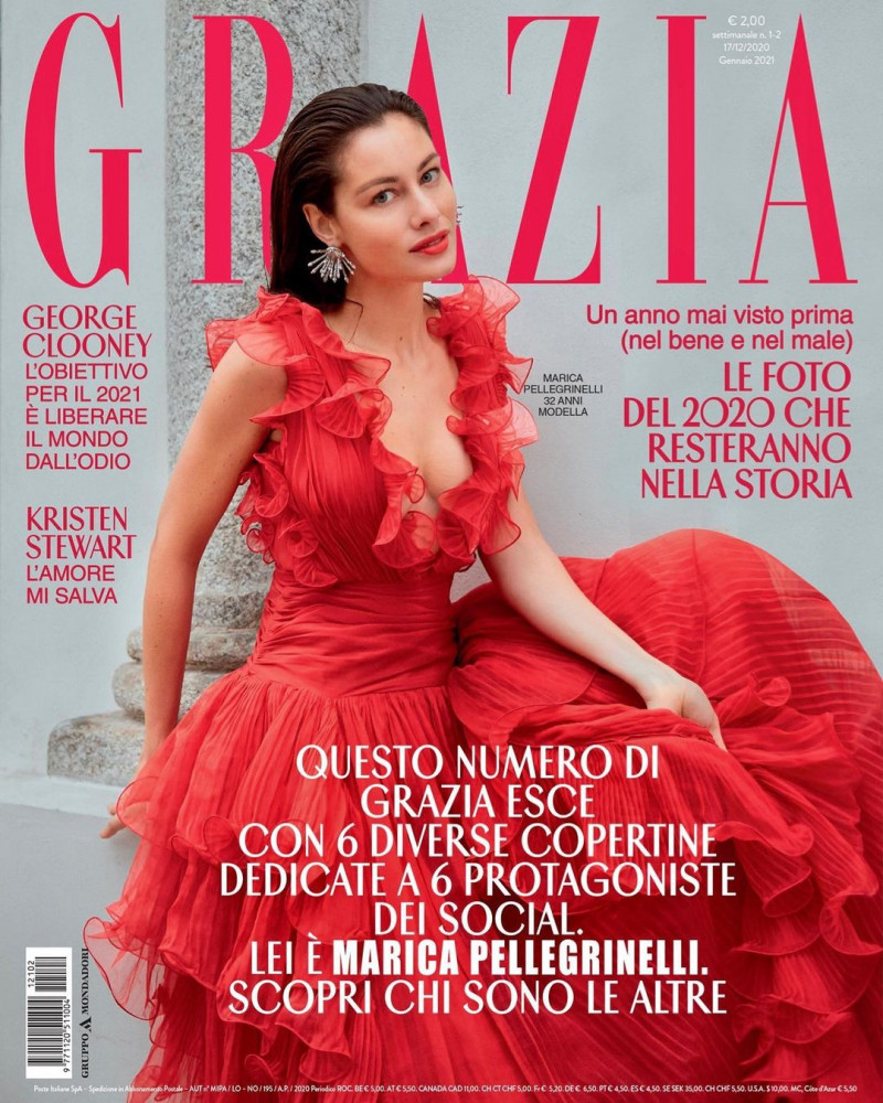  featured on the Grazia Italy cover from December 2020
