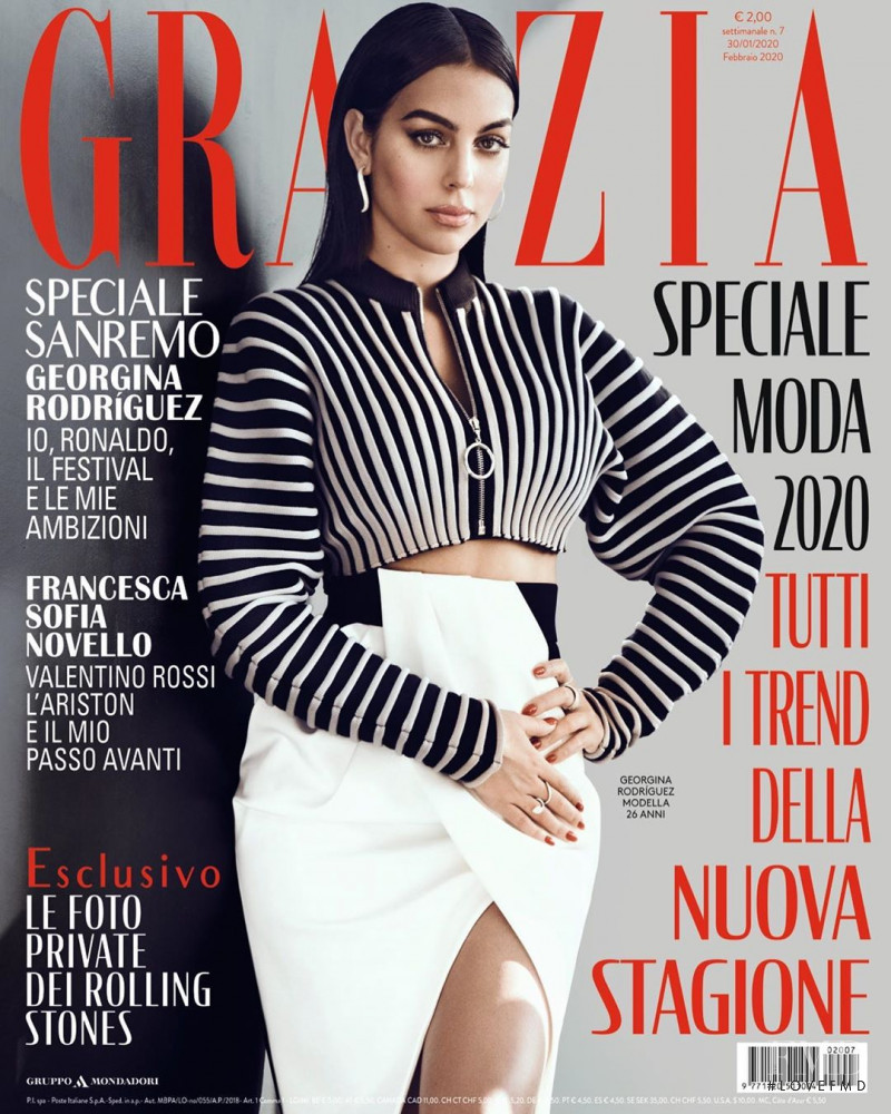  featured on the Grazia Italy cover from January 2020