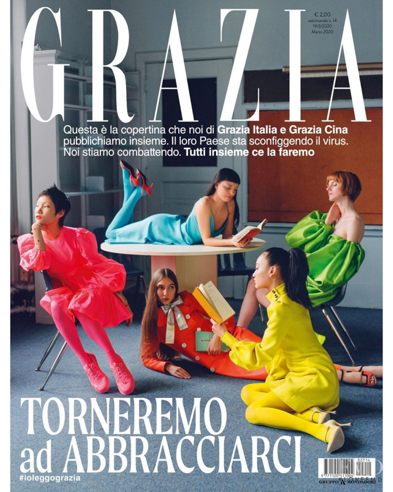  featured on the Grazia Italy cover from March 2020