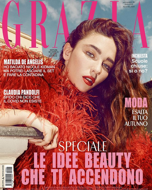  featured on the Grazia Italy cover from October 2020