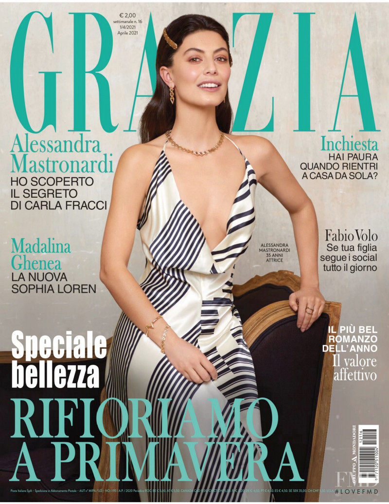  featured on the Grazia Italy cover from April 2021